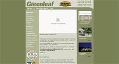 Desktop Screenshot of greenleaflawnandlandscape.com